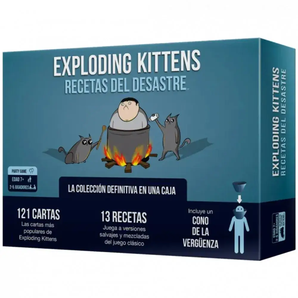 EXPLODING KITTENS RECETAS DEL DESASTRE