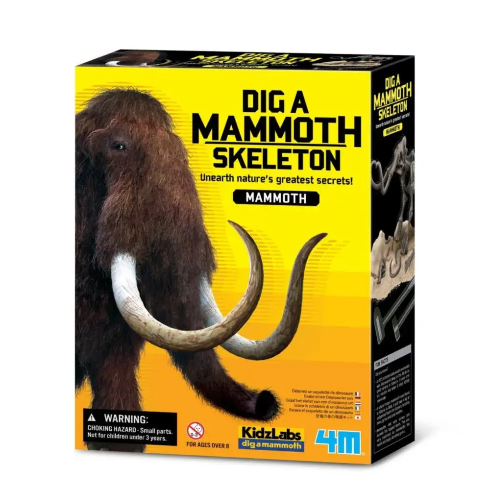 Excava y arma un esqueleto de mamut