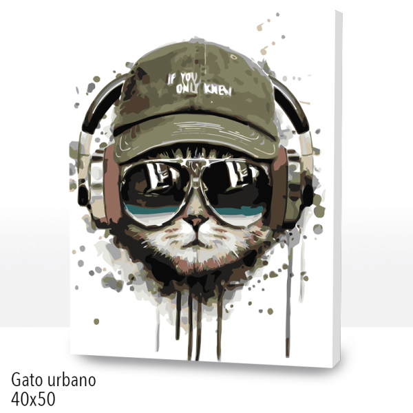 GATO URBANO 40x50