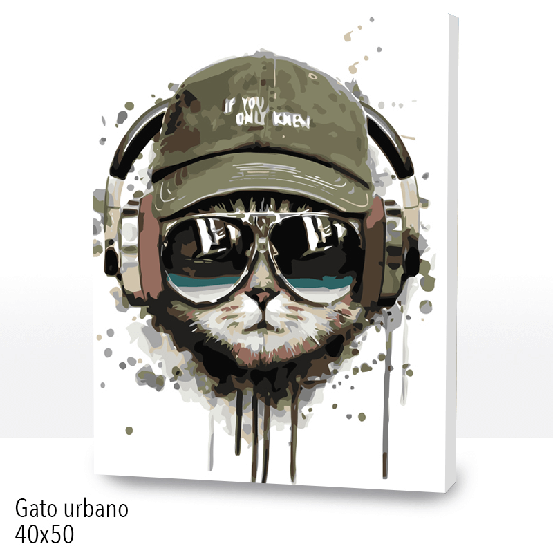 GATO URBANO 40×50