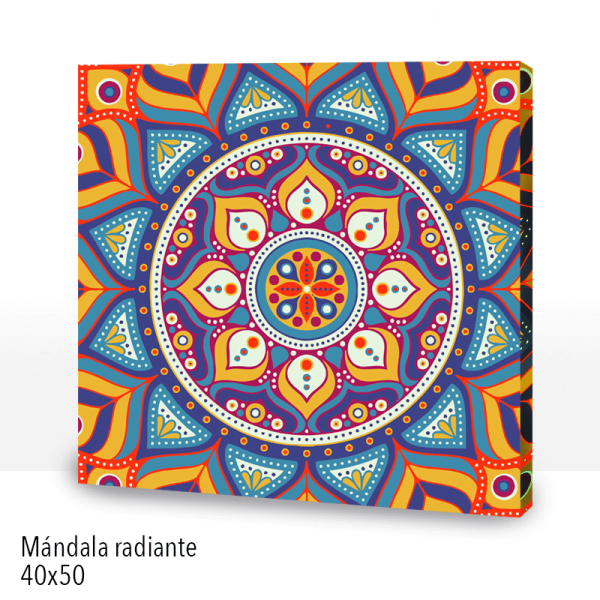 MANDALA RADIANTE 40x40