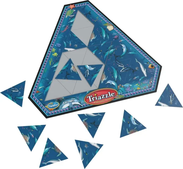 ROMPECABEZAS TRIAZZLE DELFINES 16PZ