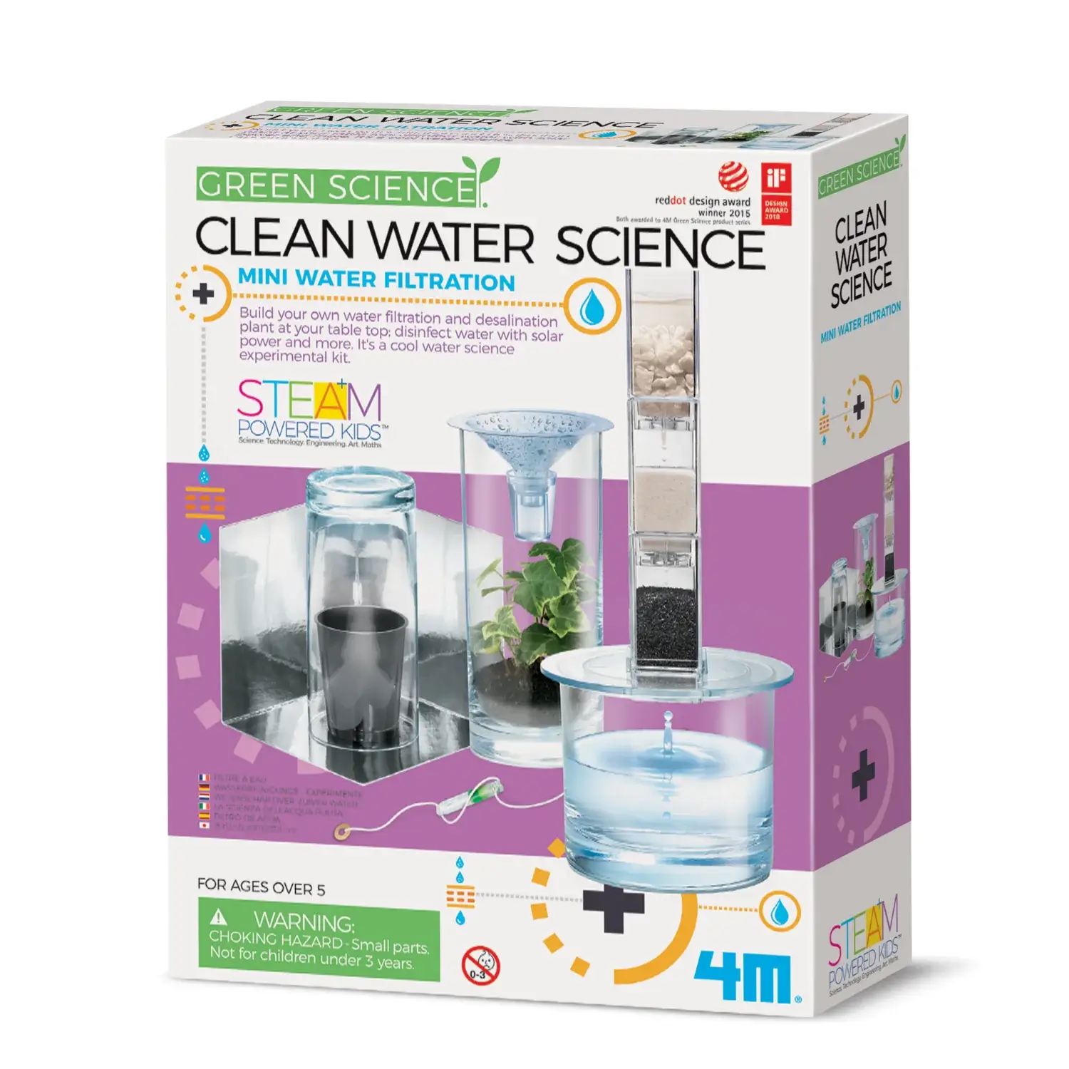 SET DE CIENCIA Y EXPERIMENTO CREA UN PURIFICADOR DE AGUA