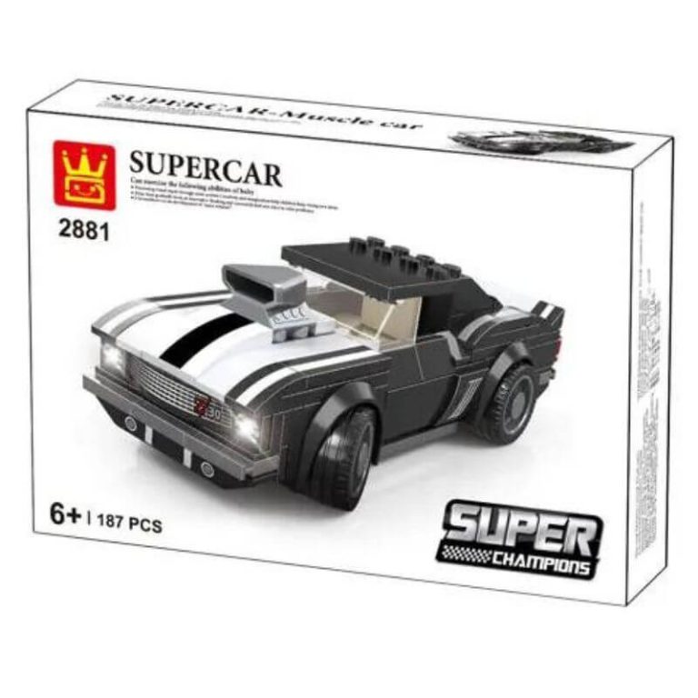 WANGE TOYS SUPERCAR 81 NEGRO