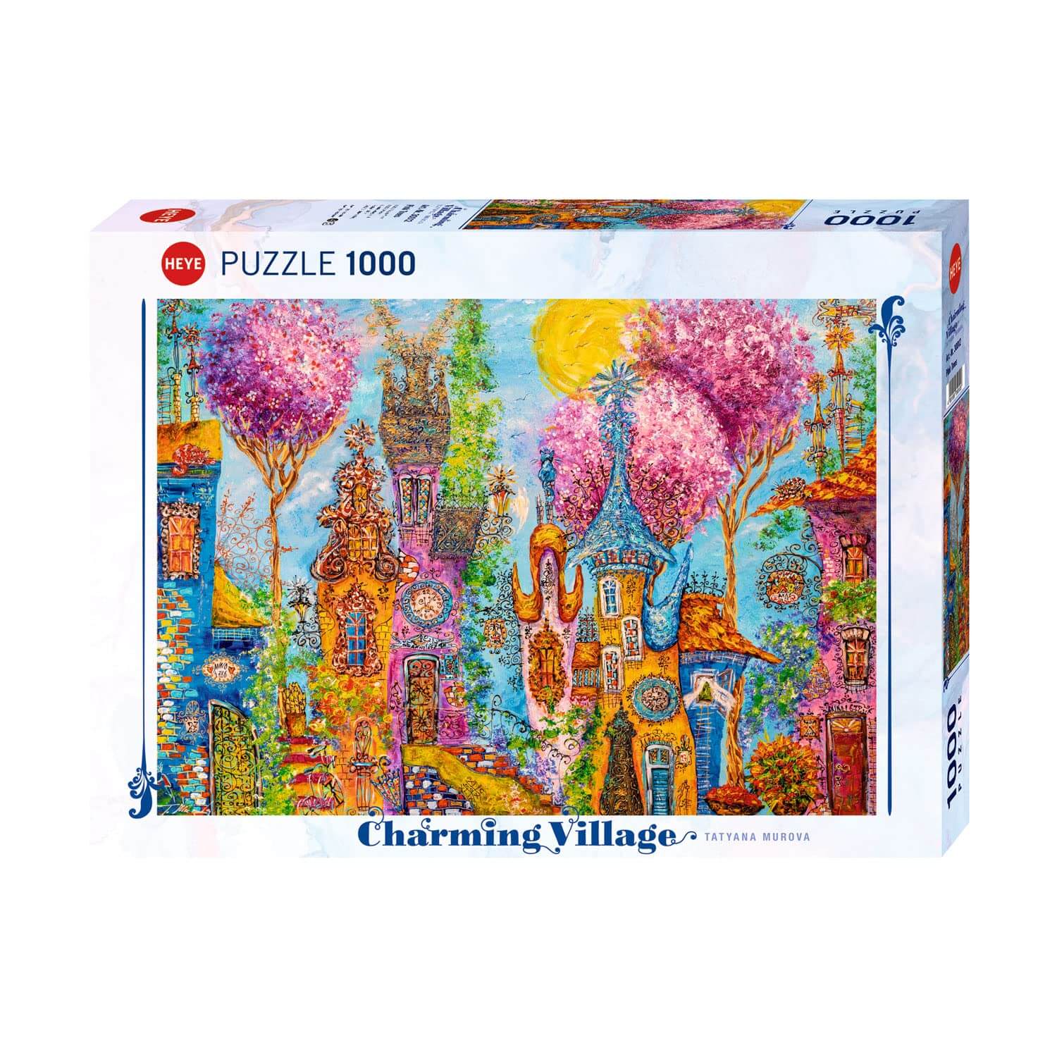 HEYE CHARMING VILLAGE PINK TREES 1000 PZS