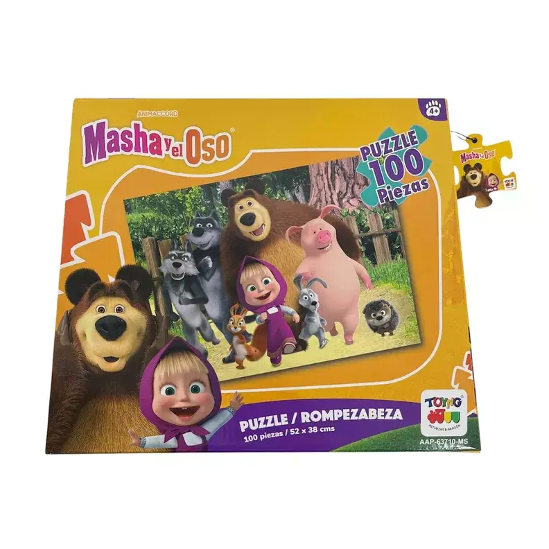 PUZZLE 100 PZS MASHA Y EL OSO
