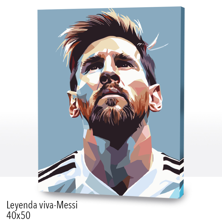 LEYENDA VIVA MESSI 40X50