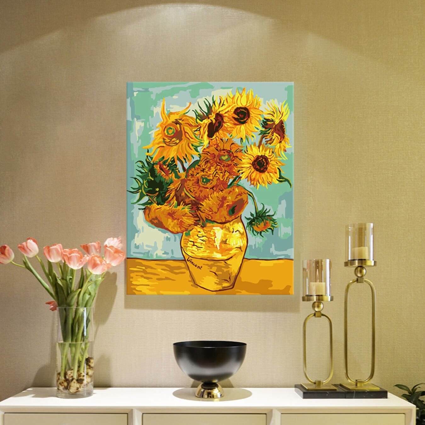 OLEO MINIMUNDO GIRASOL VAN GOGH