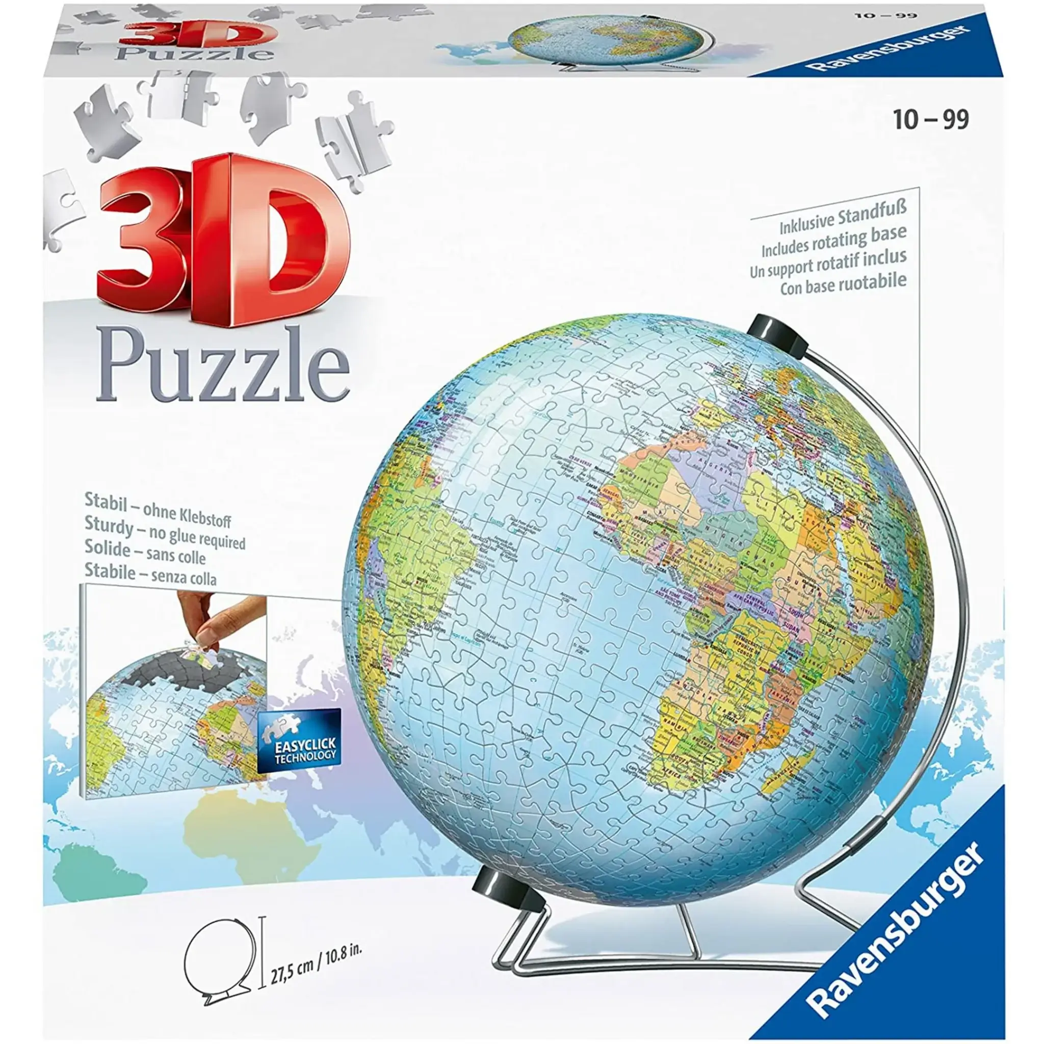 RAVENSBURGER MAPAMUNDI 3D X 540PZS