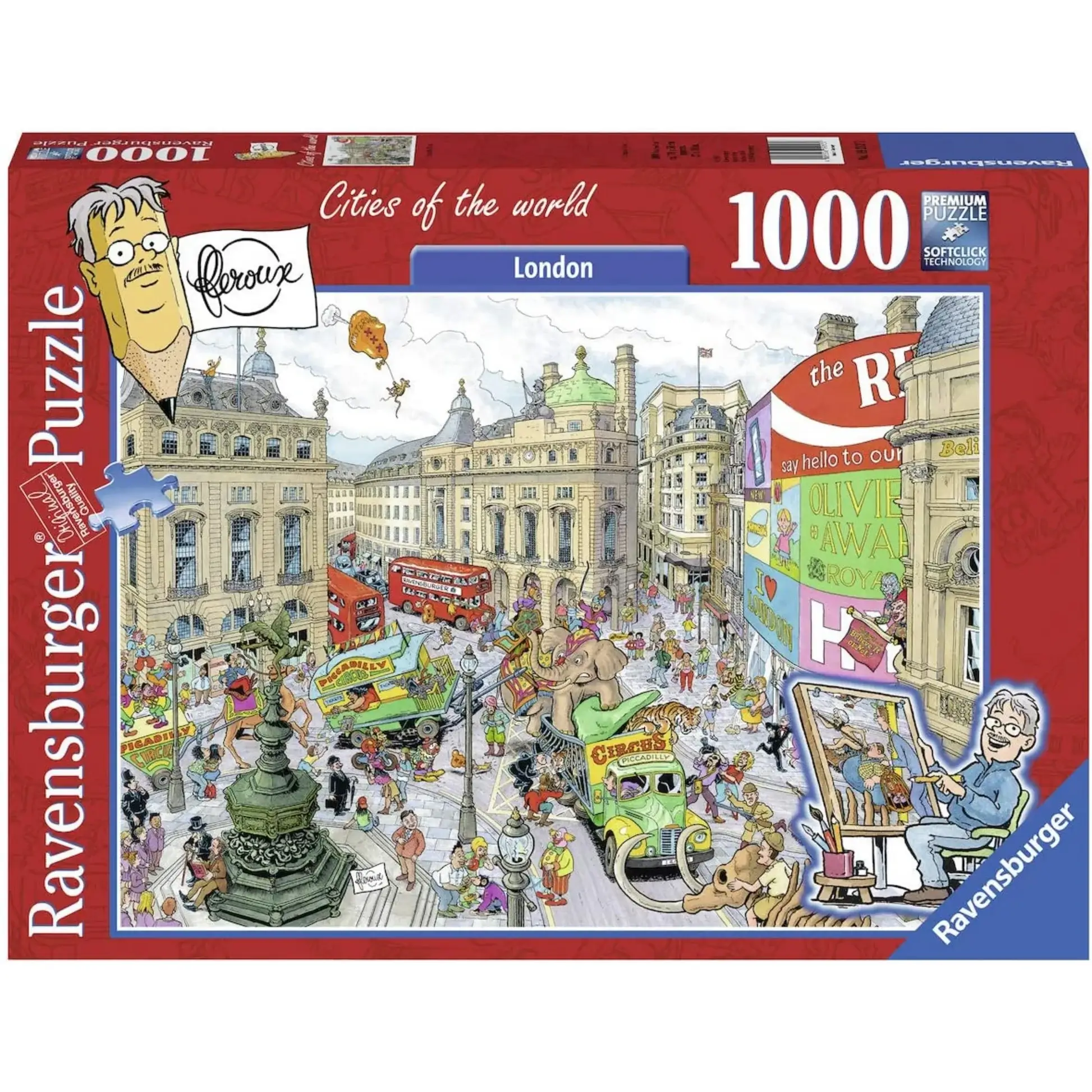 ROMPECABEZAS 1000 PZ DIBUJO LONDRES