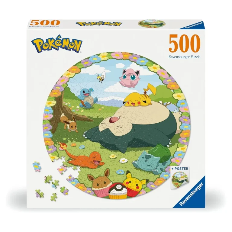 ROMPECABEZAS 500PZ CIRCULAR POKEMON