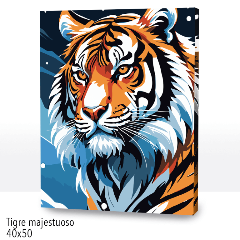 TIGRE MAJESTUOSO 40X50