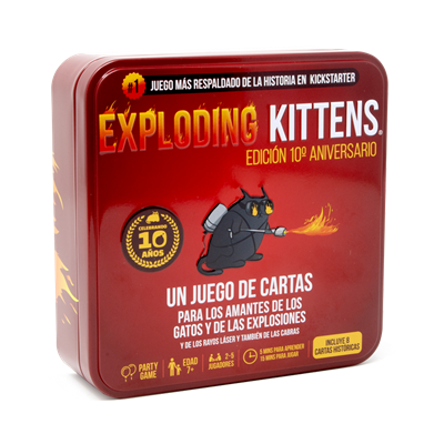 EXPLODING KITTENS EDICION 10 ANIVERSARIO