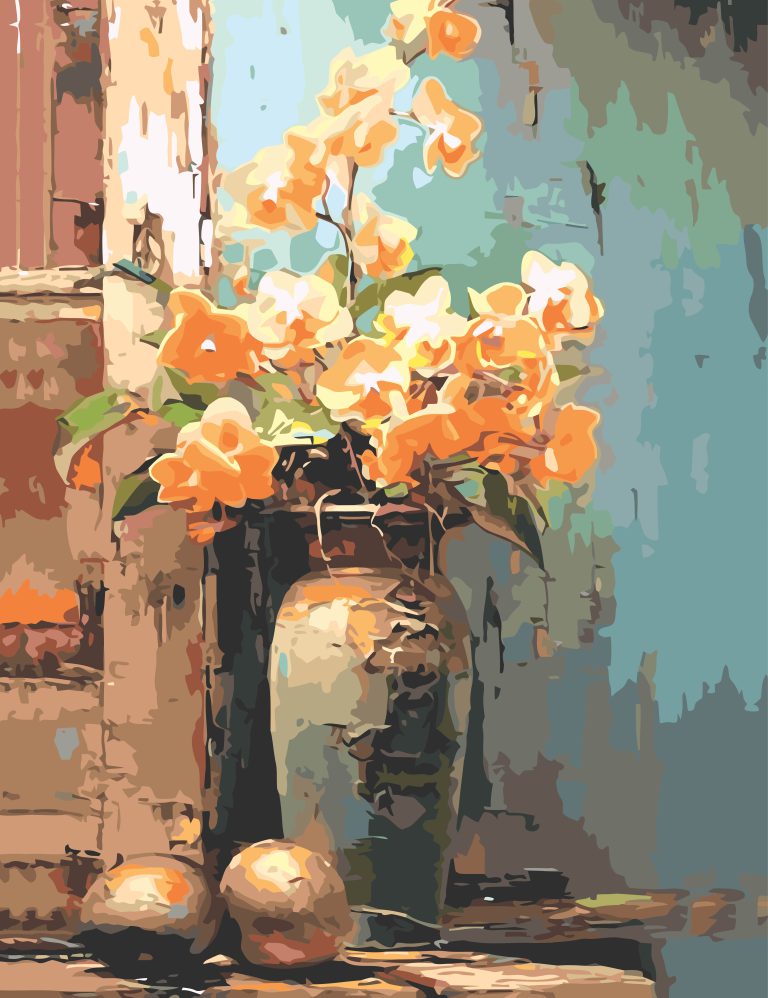 Orquideas vintage 50x65