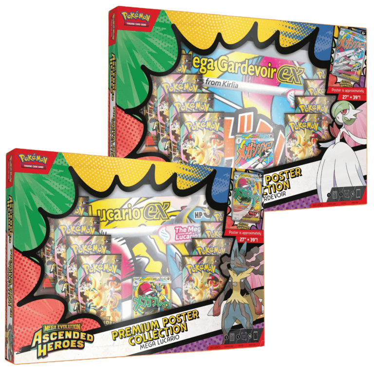 MEGA EVOLUTION ASCENDED HEROES PREMIUM POSTER COLLECTION