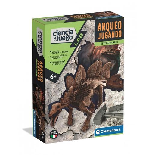 clementoni arqueojugando stegosaurus
